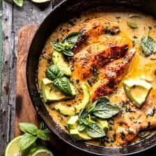 Baked One Pan Garlic Butter Coconut Salmon | halfbakedharvest.com