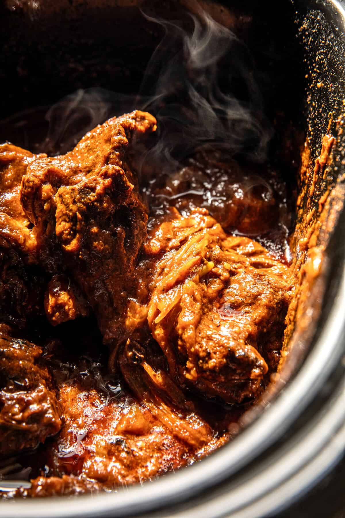 Crockpot Chuck Roast Tinga Tacos | halfbakedharvest.com