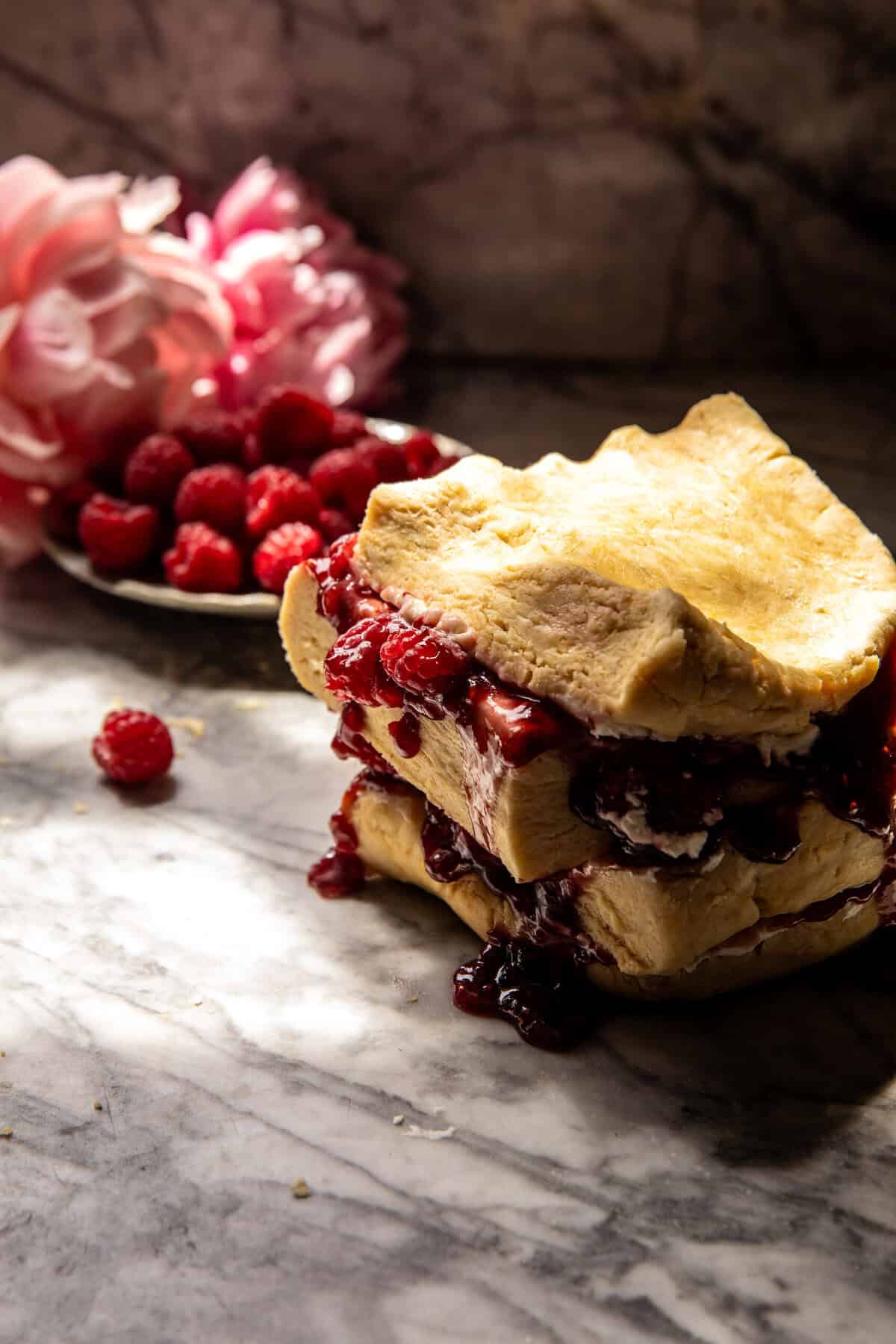 Layered Raspberry Scones | halfbakedharvest.com
