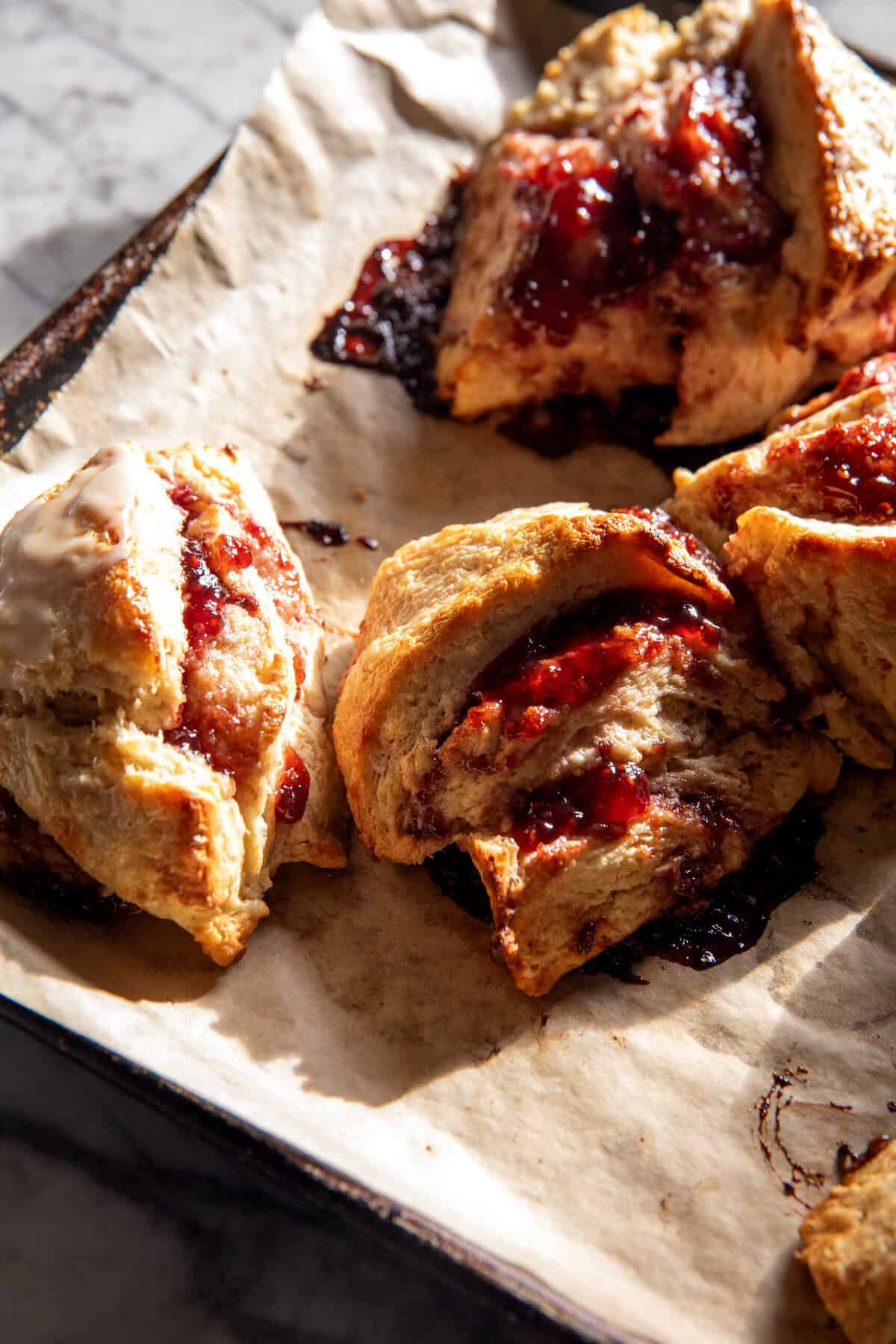 Layered Raspberry Scones | halfbakedharvest.com