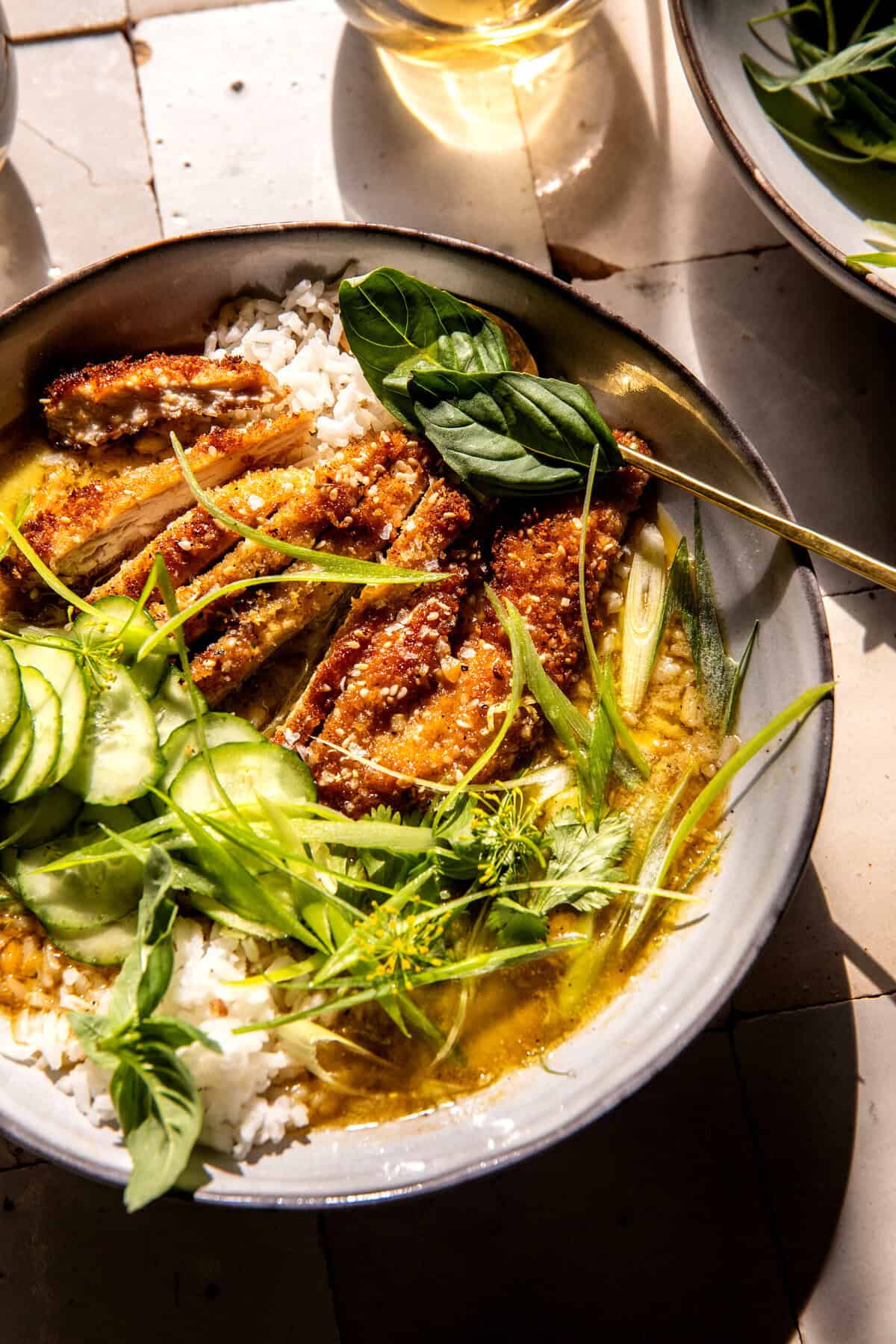 Lemon Chicken Katsu Bowls | halfbakedharvest.com