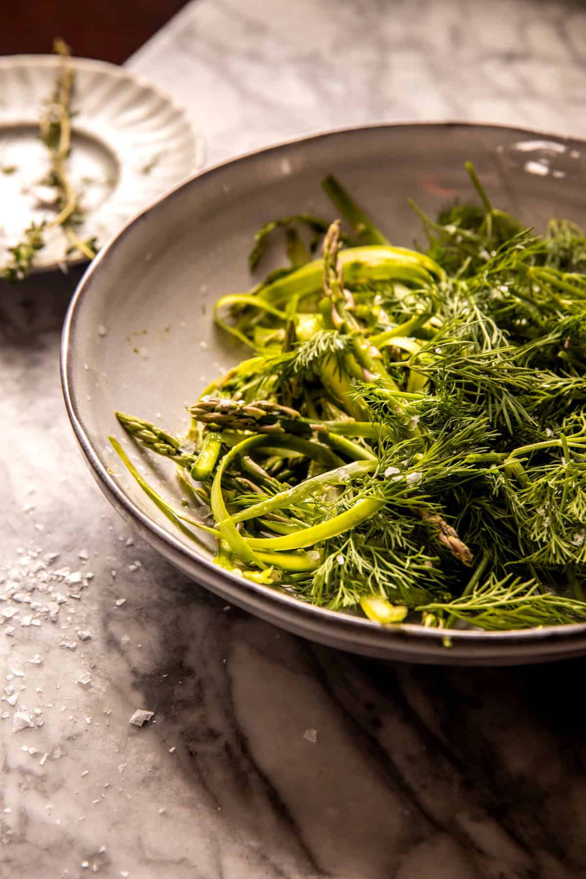 Sheet Pan Dijon Salmon and Panko Potatoes | halfbakedharvest.com