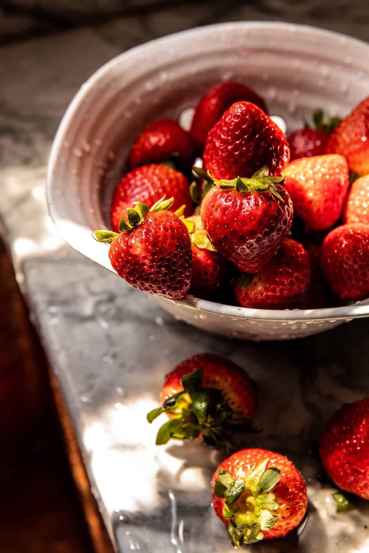 Strawberry Feta Salad with Candied Pecans | halfbakedharvest.com