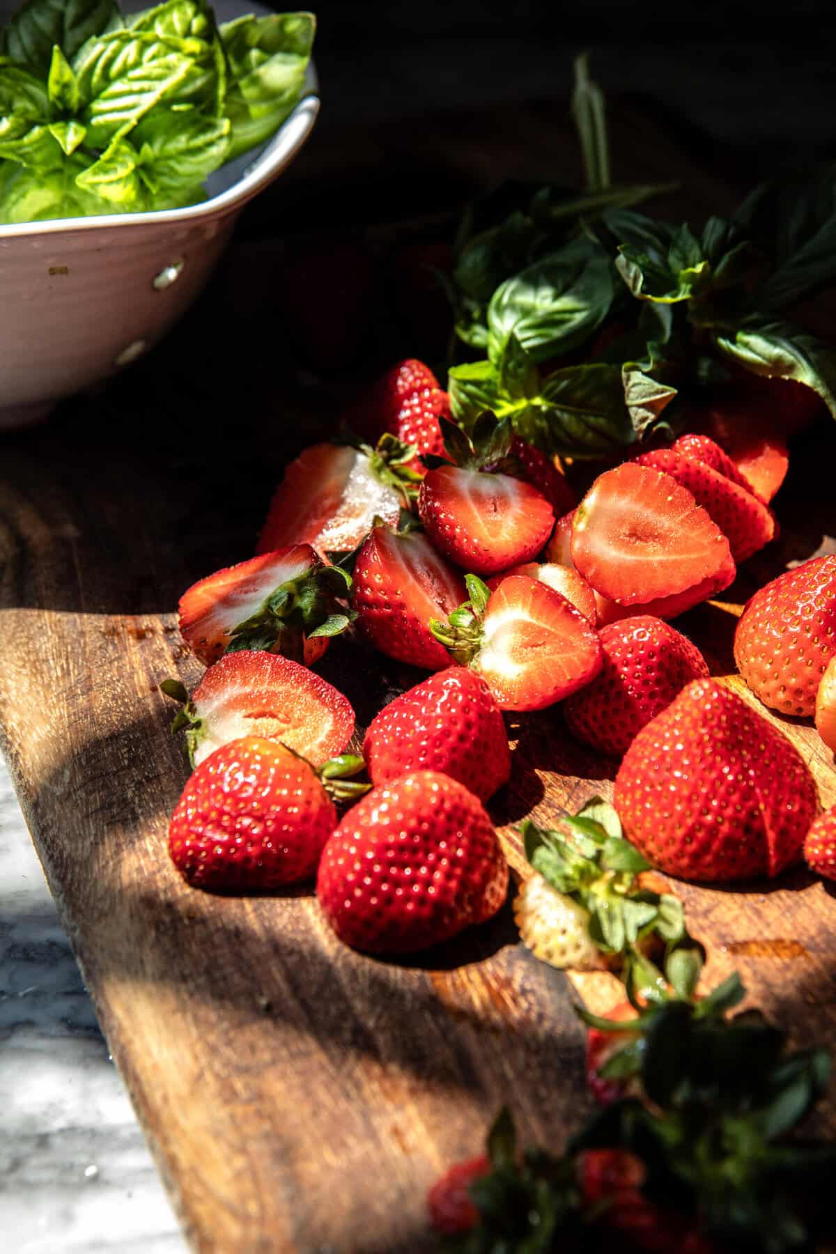 Strawberry Feta Salad with Candied Pecans | halfbakedharvest.com