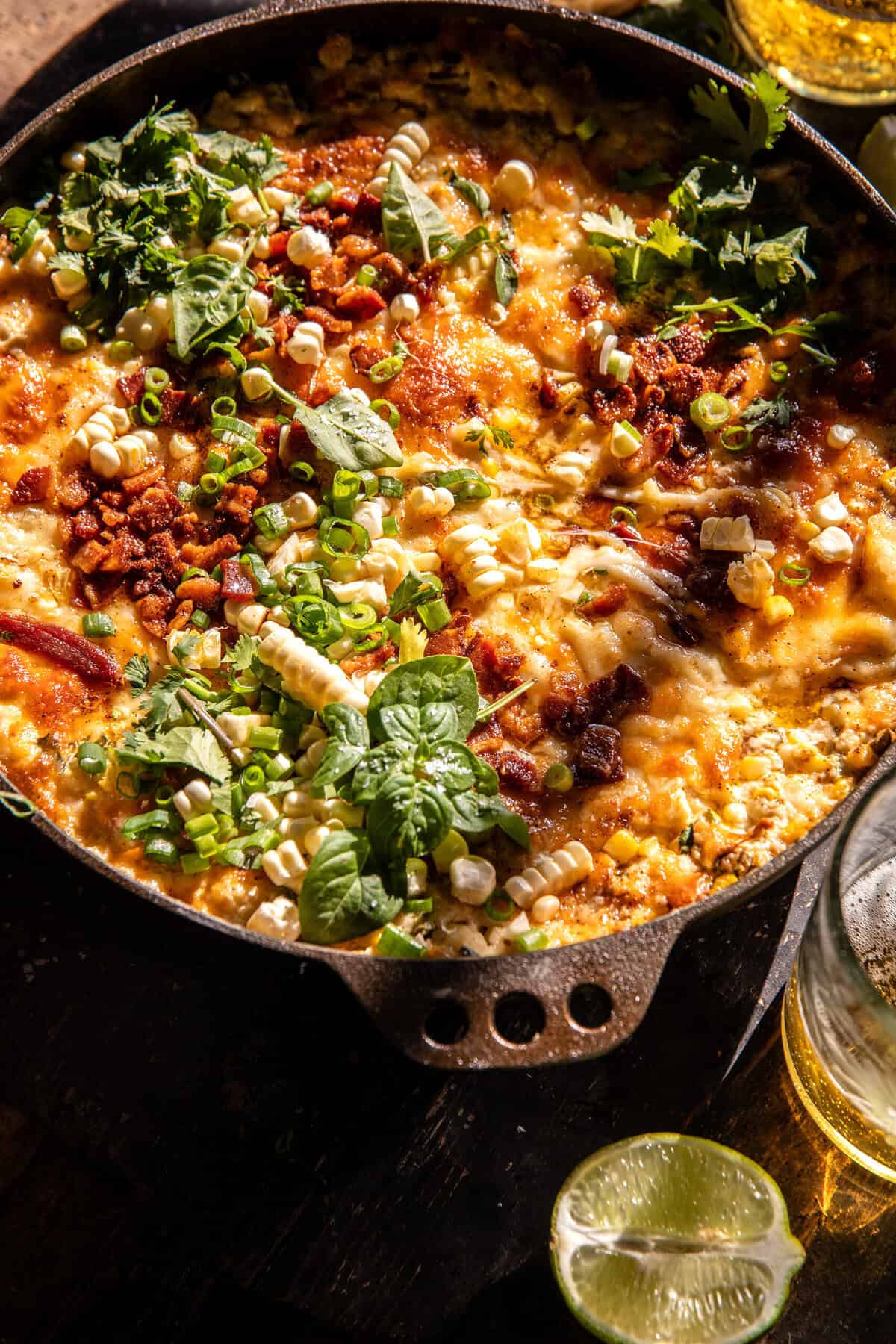 Hot Bacon Corn Dip | halfbakedharvest.com