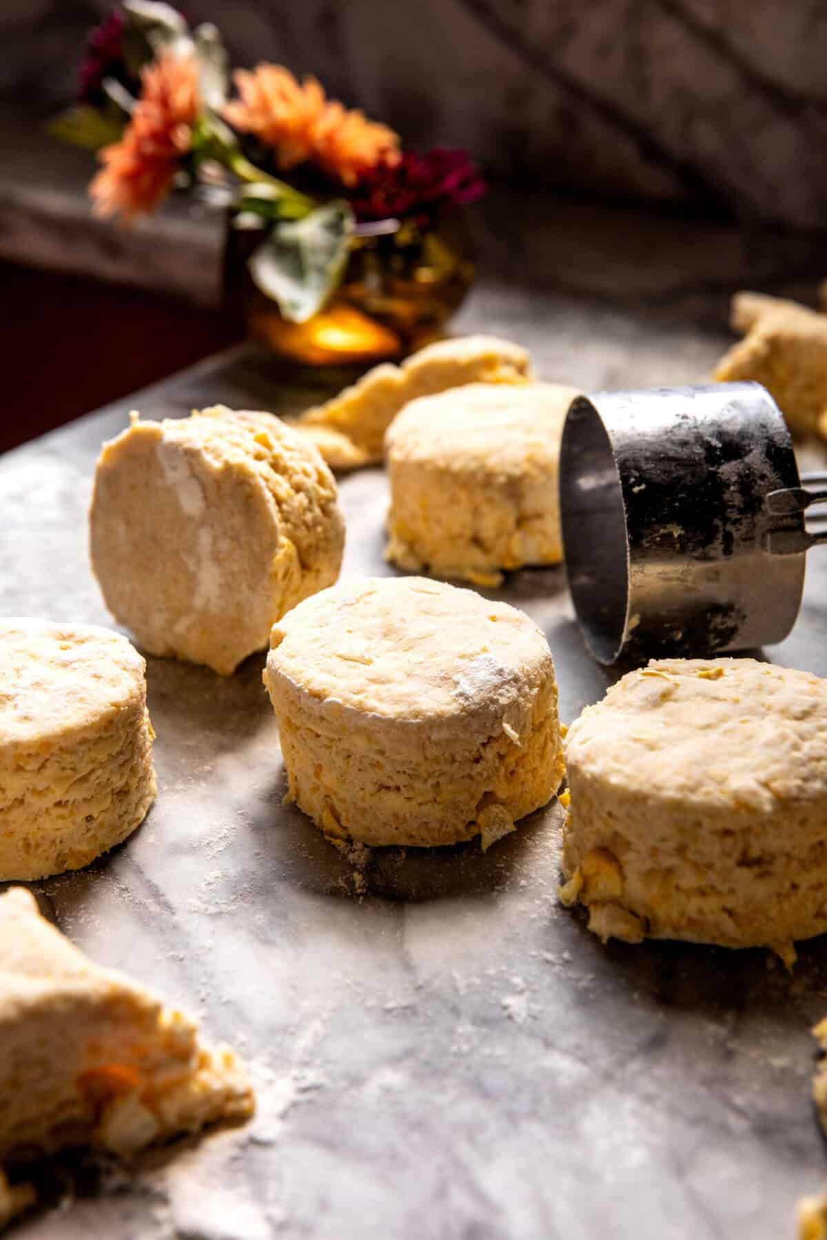 Jalapeno Honey Butter Cheddar Corn Biscuits | halfbakedharvest.com