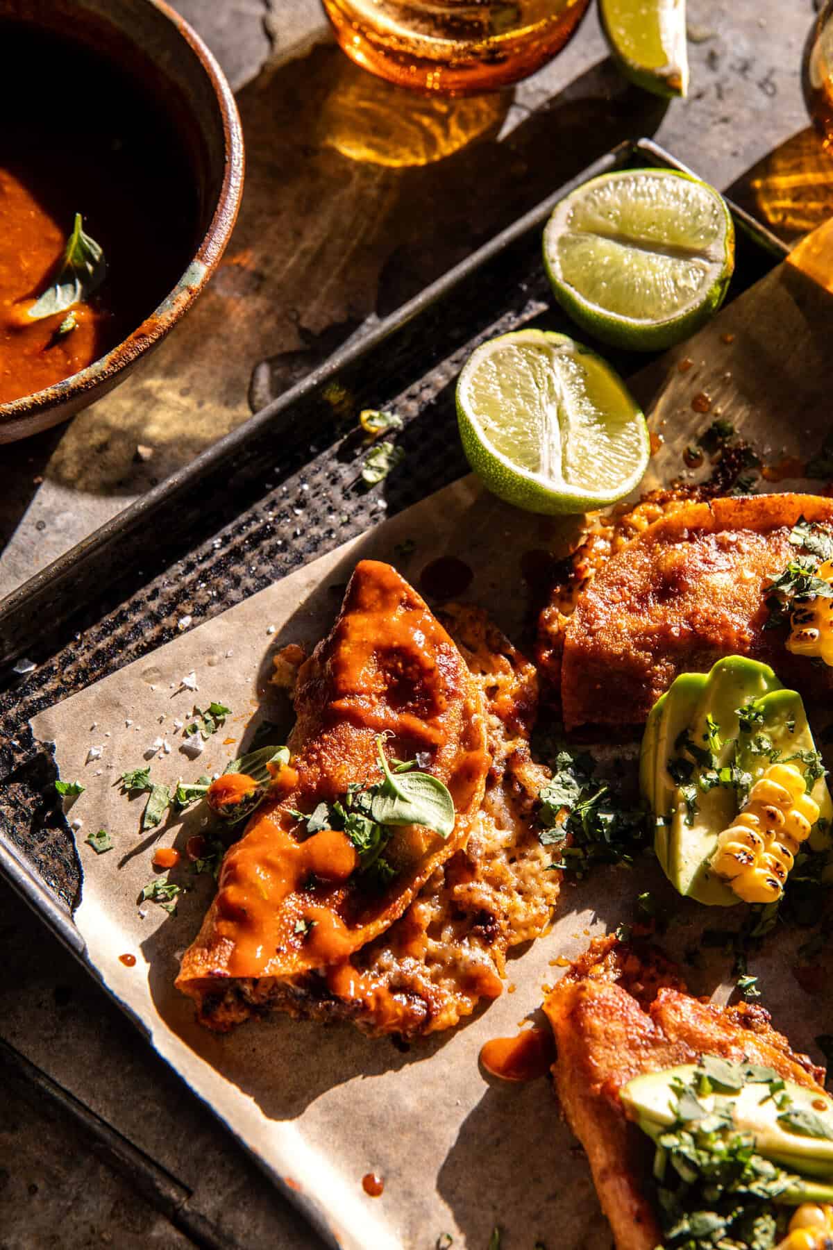 Baked Chipotle Beef and Melted Cheese Tacos | halfbakedharvest.com