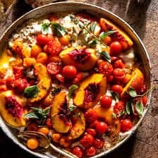 Tomato Peach Caprese | halfbakedharvest.com