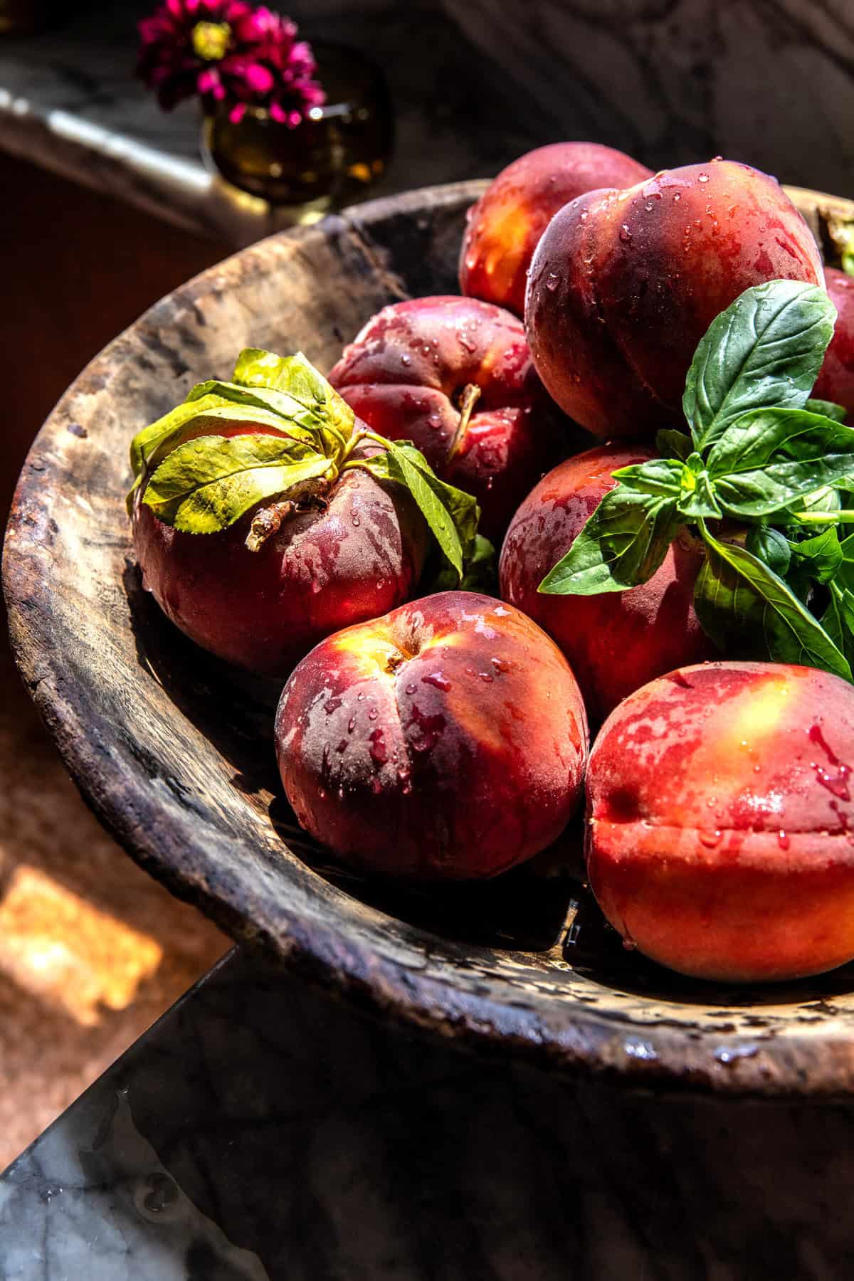 Tomato Peach Caprese | halfbakedharvest.com