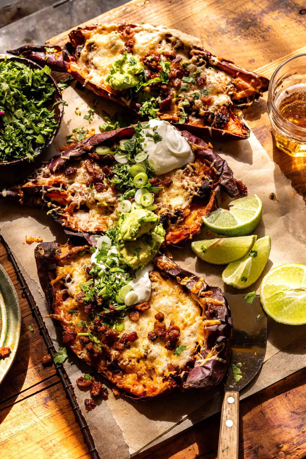 Chipotle Beef Sweet Potato Skins - halfbakedharvest.com