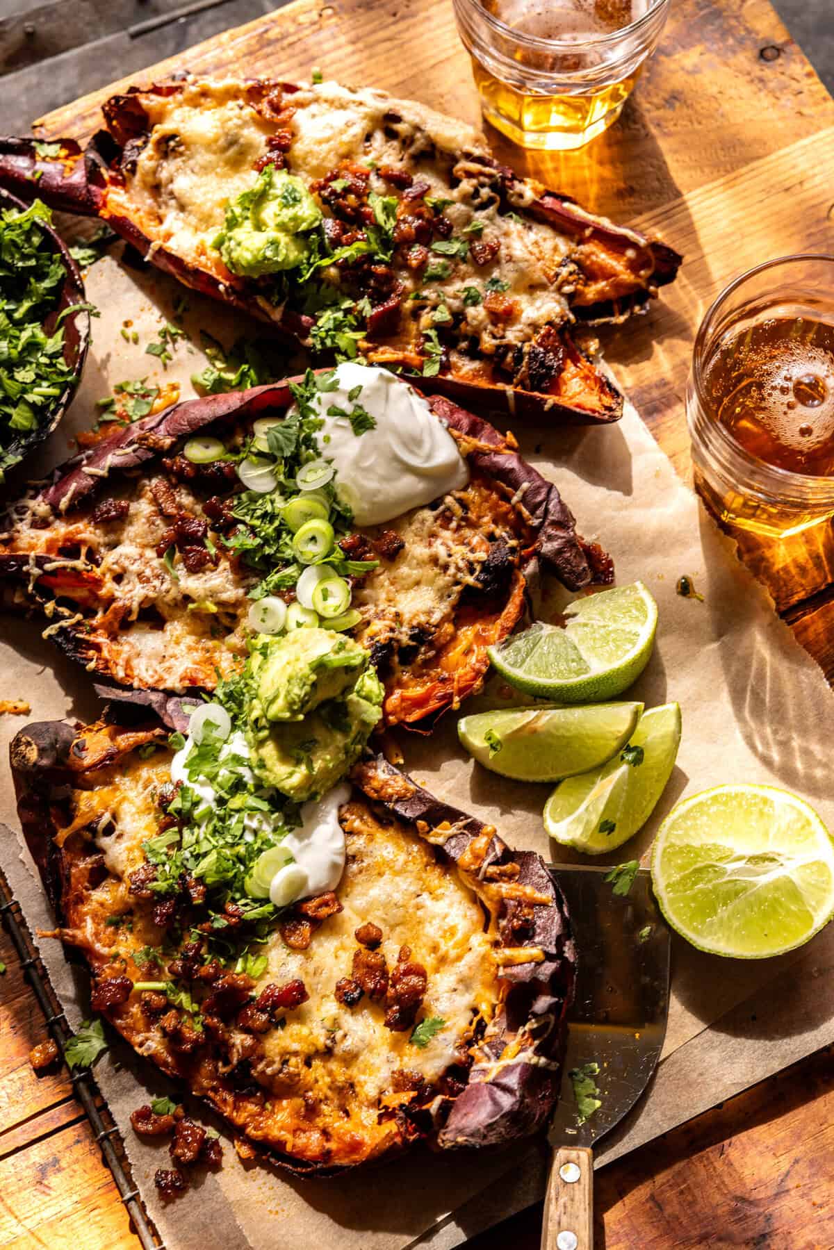 Chipotle Beef Sweet Potato Skins - halfbakedharvest.com
