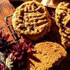 Lunch Lady Peanut Butter Chip Cookies | halfbakedharvest.com