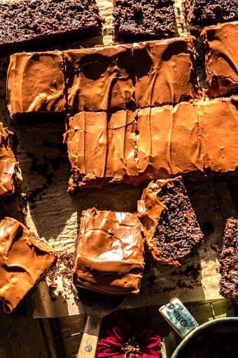 Thick and Fudgy Zucchini Brownies | halfbakedharvest.com