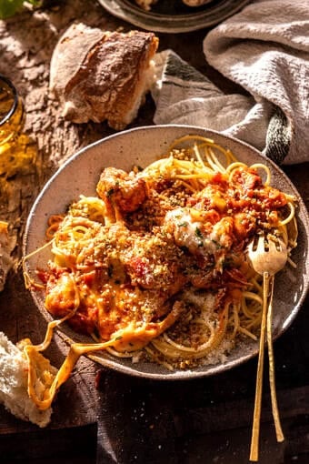 Crockpot Chicken Parmesan | halfbakedharvest.com