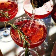 Spiced Pomegranate Martini | halfbakedharvest.com