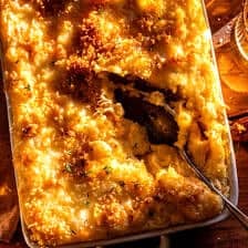 Cheesy Mashed Potato Casserole | halfbakedharvest.com