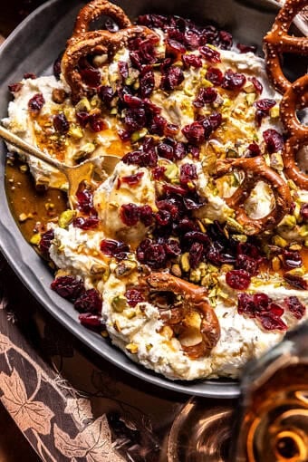 Boursin Cranberry Honey Dip | halfbakedharvest.com