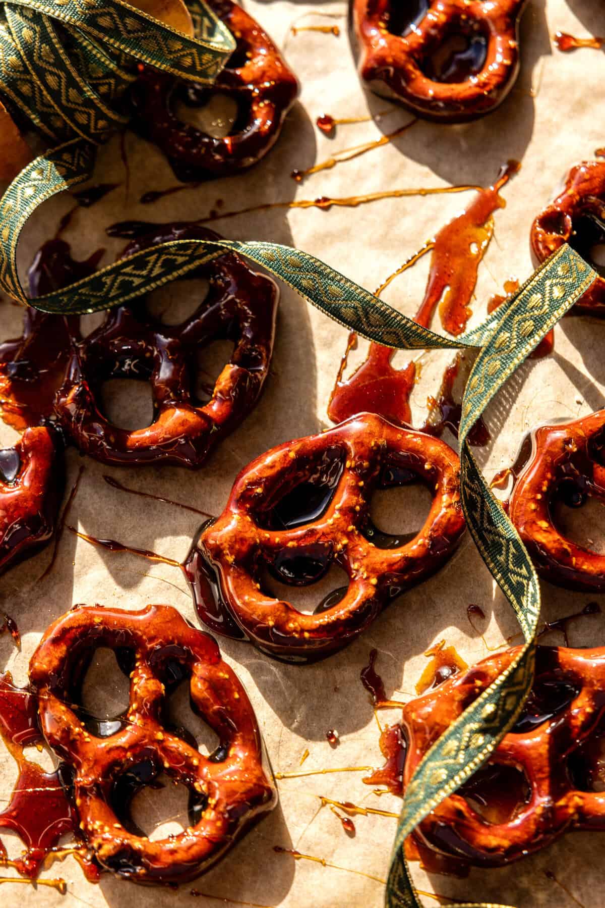 Salted Caramel Brulee Chocolate Pretzels | halfbakedharvest.com