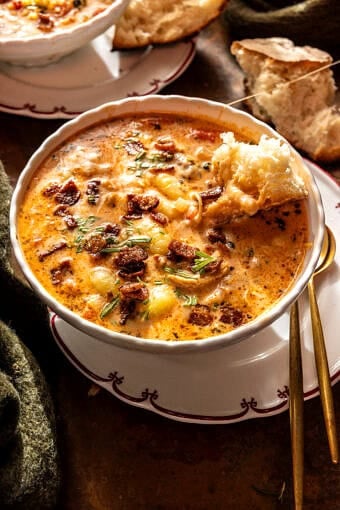 Spicy Italian Chicken Gnocchi Soup | halfbakedharvest.com