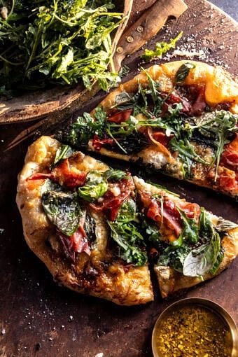 Spicy Honey White Pizza | halfbakedharvest.com