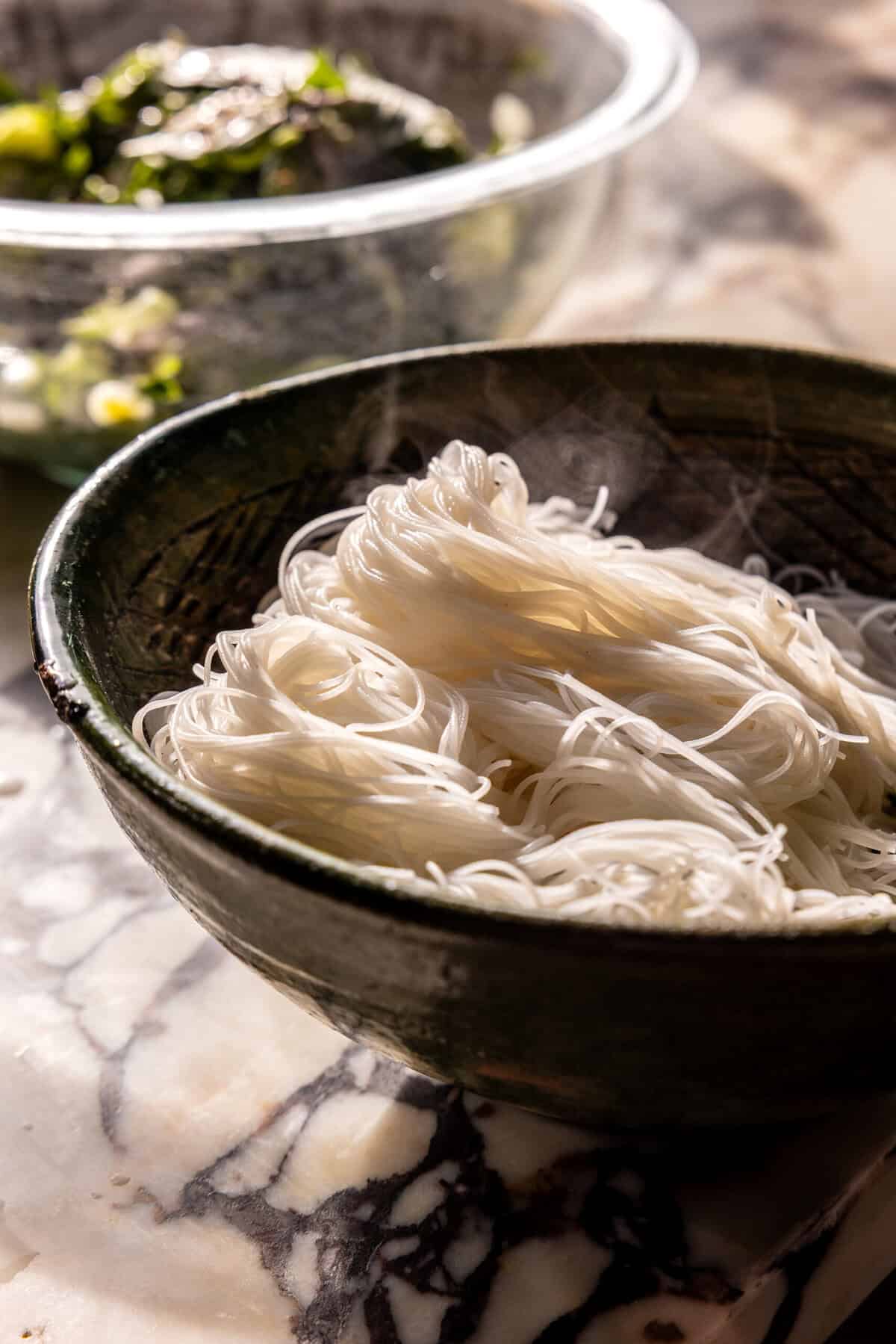 Thai Peanut Chicken Noodle Bowls | halfbakedharvest.com