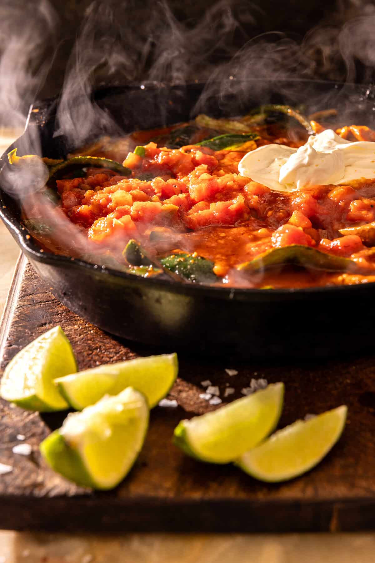 Cheesy Poblano Chicken and Rice Skillet | halfbakedharvest.com