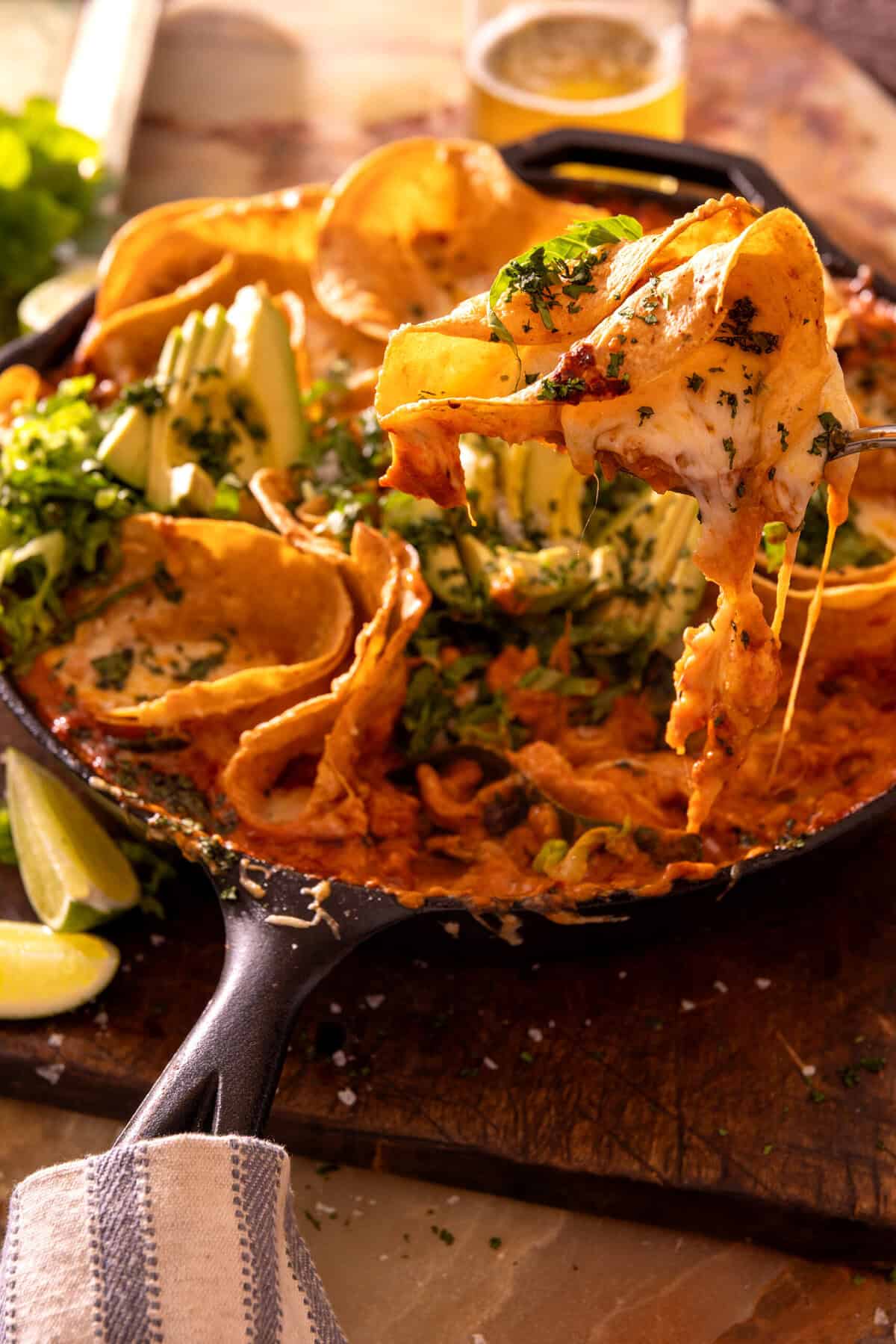 Cheesy Poblano Chicken and Rice Skillet | halfbakedharvest.com