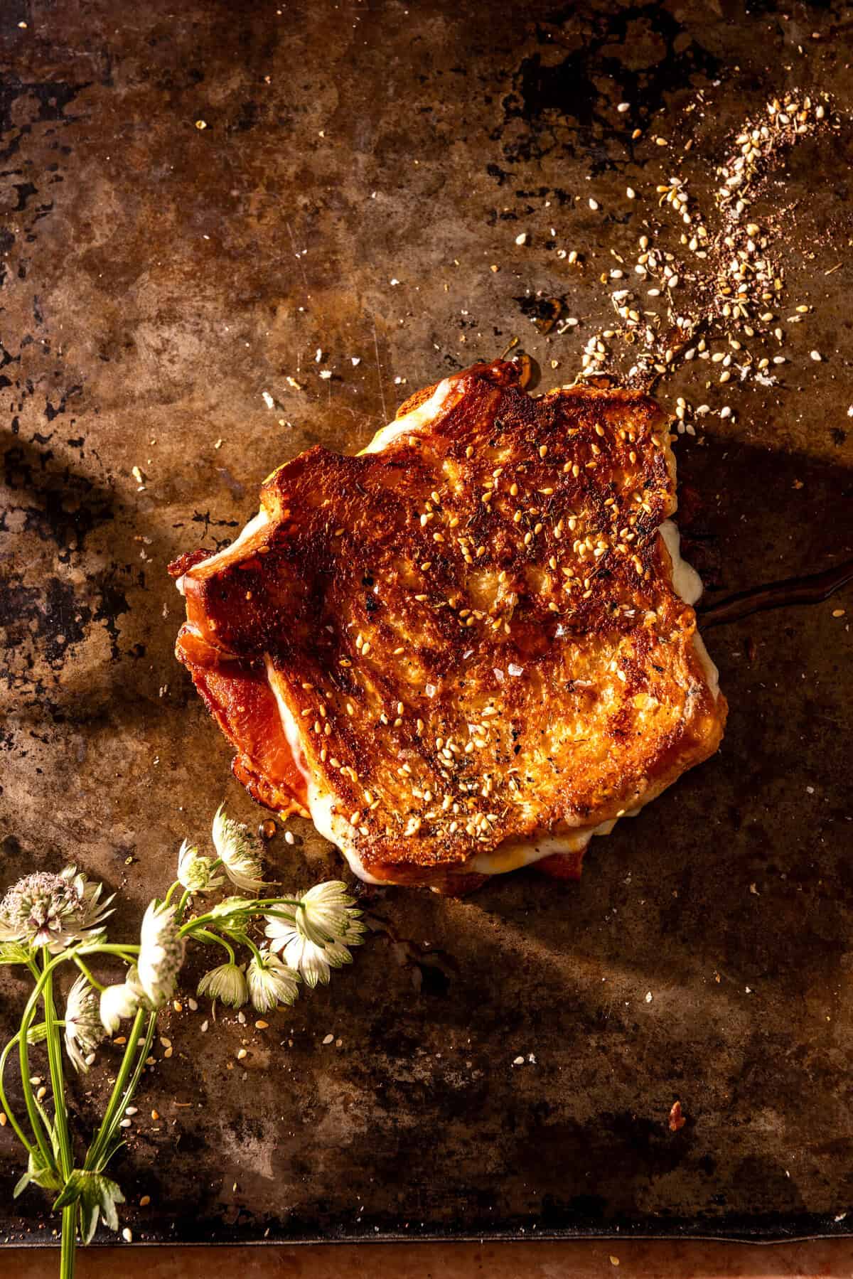 Za’atar Bacon Grilled Cheese | halfbakedharvest.com