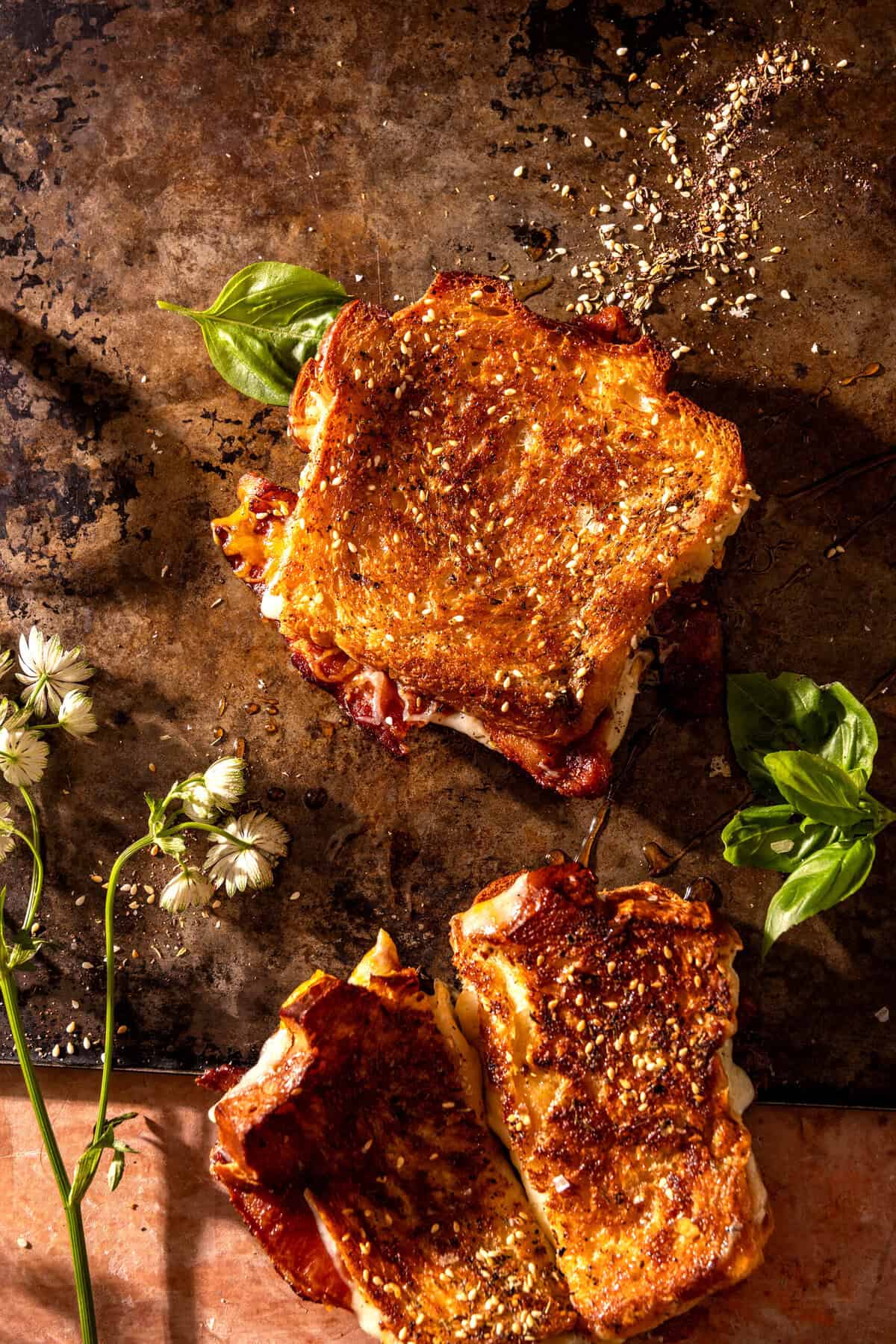 Za’atar Bacon Grilled Cheese | halfbakedharvest.com